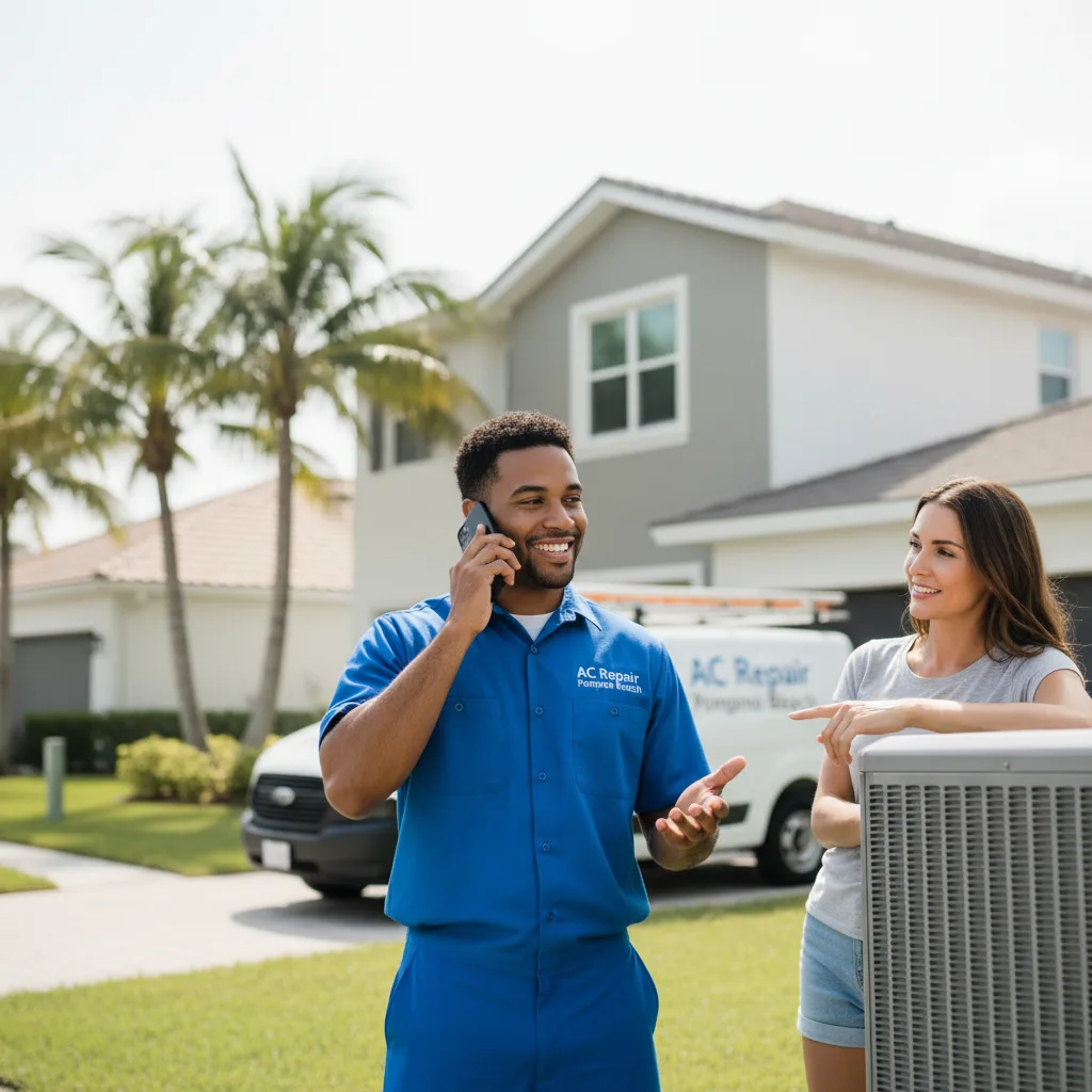 AC Repair Pompano Beach customer support in Helendale